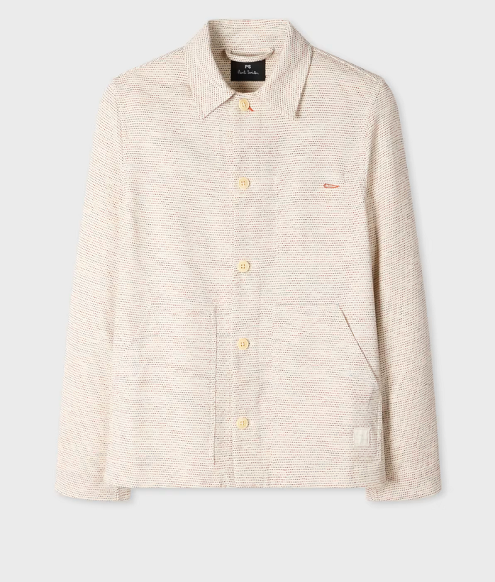 PAUL SMITH Ecru Multi-Textured Cotton Work Jacket – Dartagnan Menswear